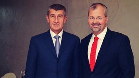 Andrej Babiš s Bohdanem Pomahačem