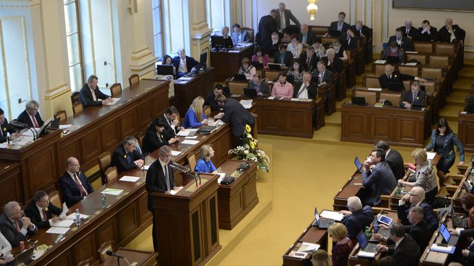 Mimořádné jednání Poslanecké sněmovny. 10. května 2017.