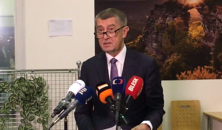 Premiér Andrej Babiš (ANO) před odletem do Izraele (22. 1. 2020)