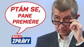 Premiér Andrej Babiš (ANO) v Blesku v pořadu Ptám se, pane premiére