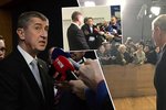 Andrej Babiš poprvé jako premiér v Bruselu