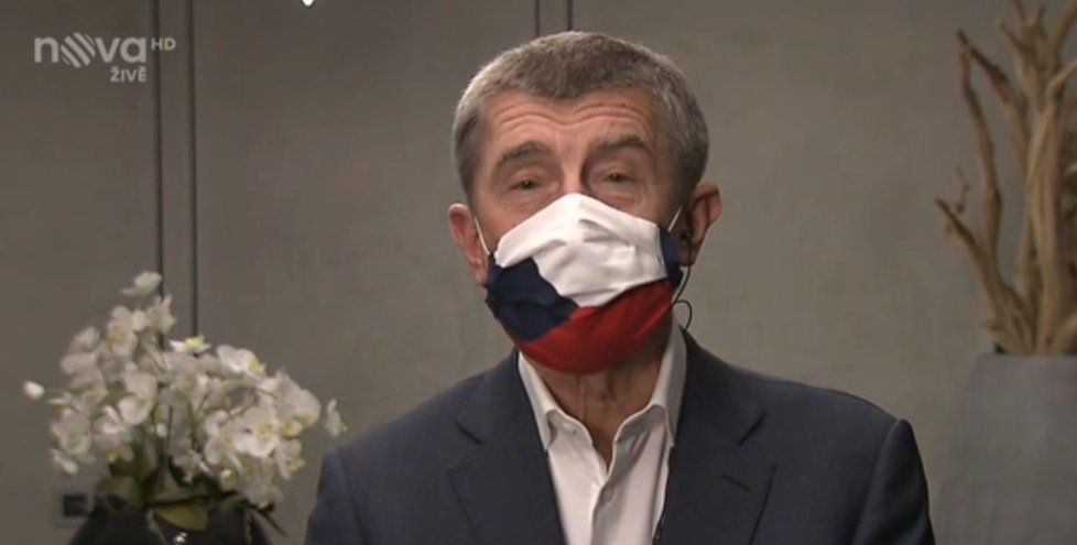 Premiér Andrej Babiš (ANO) na Nově