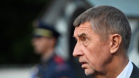 Premiér Andrej Babiš hovoří s novináři po setkání s prezidentem Milošem Zemanem, který jej přijal 20. května 2019 v Lánech.