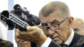 Andrej Babiš na brněnském veletrhu IDET