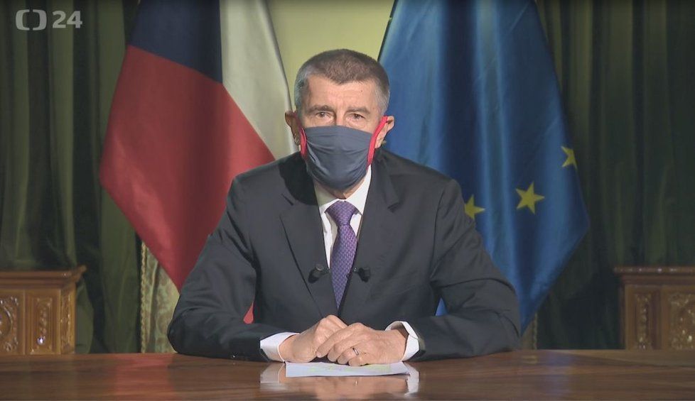 Premiér Andrej Babiš (ANO) a jeho projev k Čechům (23. 3. 2020)