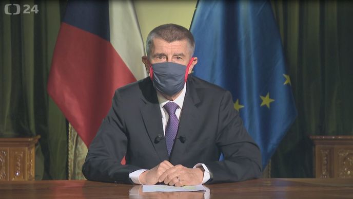 Premiér Andrej Babiš (ANO) a jeho projev k Čechům (23. 3. 2020)