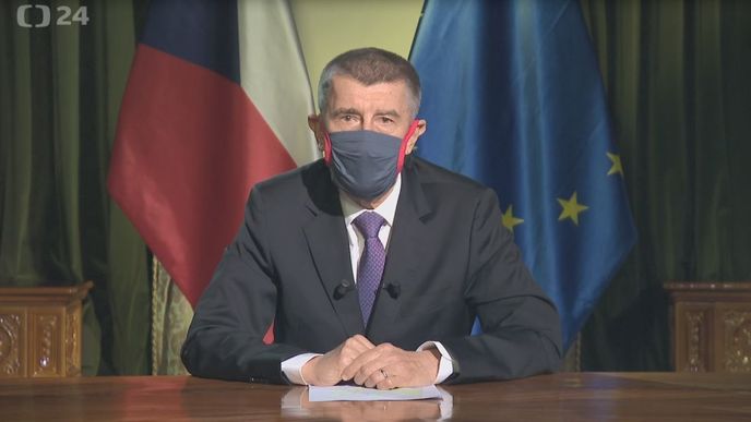 Premiér Andrej Babiš (ANO) a jeho projev k Čechům (23. 3. 2020)