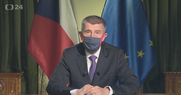 Premiér Andrej Babiš (ANO) a jeho projev k Čechům (23. 3. 2020)