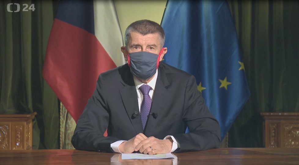 Premiér Andrej Babiš (ANO) a jeho projev k Čechům (23. 3. 2020)