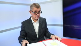 Premiér Andrej Babiš ve studiu Blesk Zpráv v pořadu Ptám se, pane premiére (3. 2. 2019)