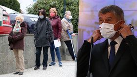 Respirátory pro důchodce a miliony roušek. Babiš chce pomůcky poslat Čechům poštou