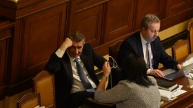 Premiér Andrej Babiš (ANO) v Poslanecké sněmovně