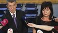 Andrej Babiš a Alena Schillerová