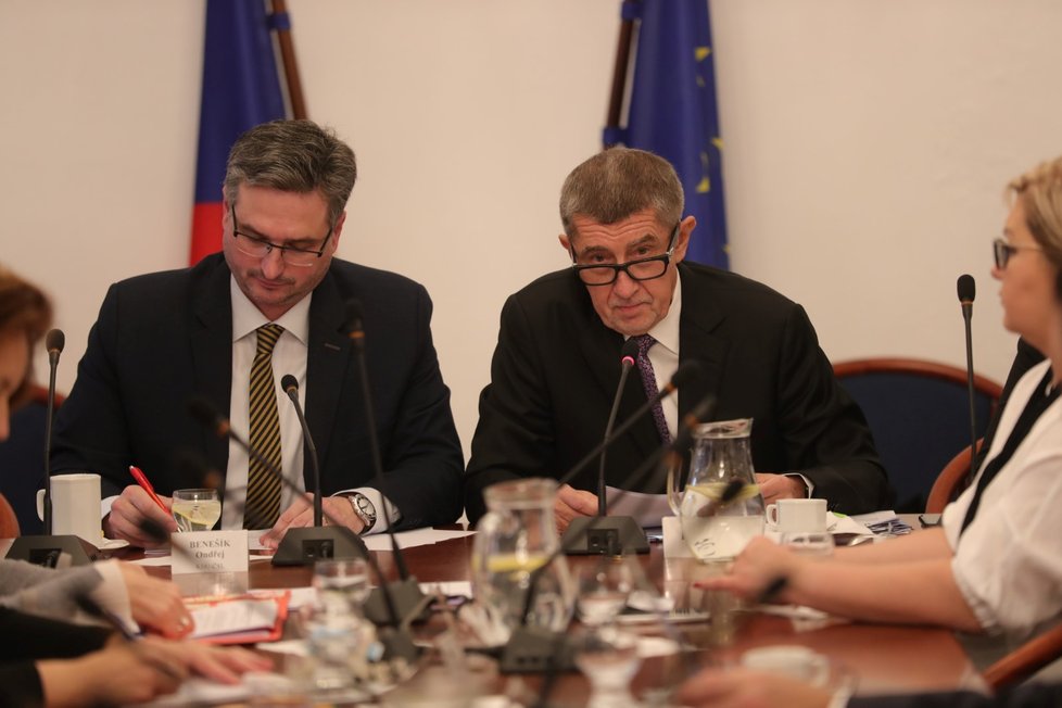 Premiér Andrej Babiš na jednání evropského výboru ve Sněmovně (4. 12. 2019)