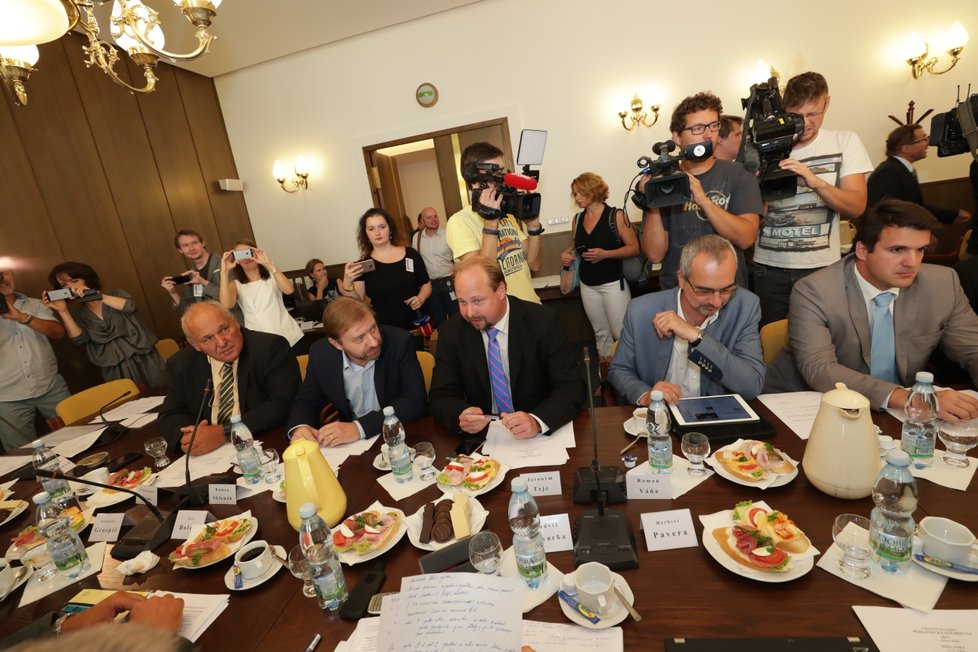 Jednání imunitního výboru o kauze Čapí hnízdo