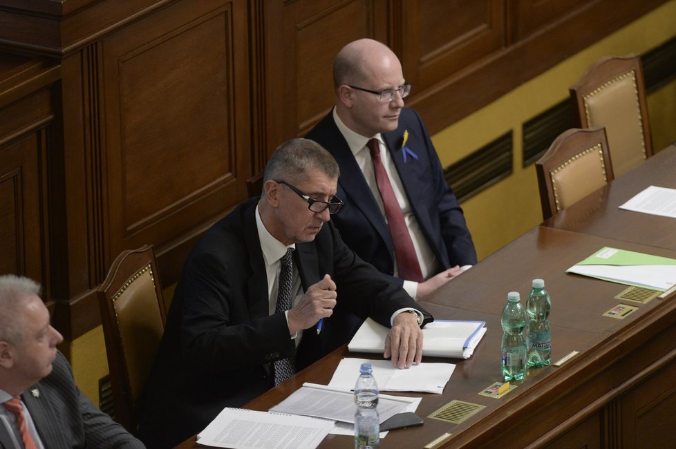 Vicepremiér Andrej Babiš (ANO) na schůzi Sněmovny o údajném zneužívání moci