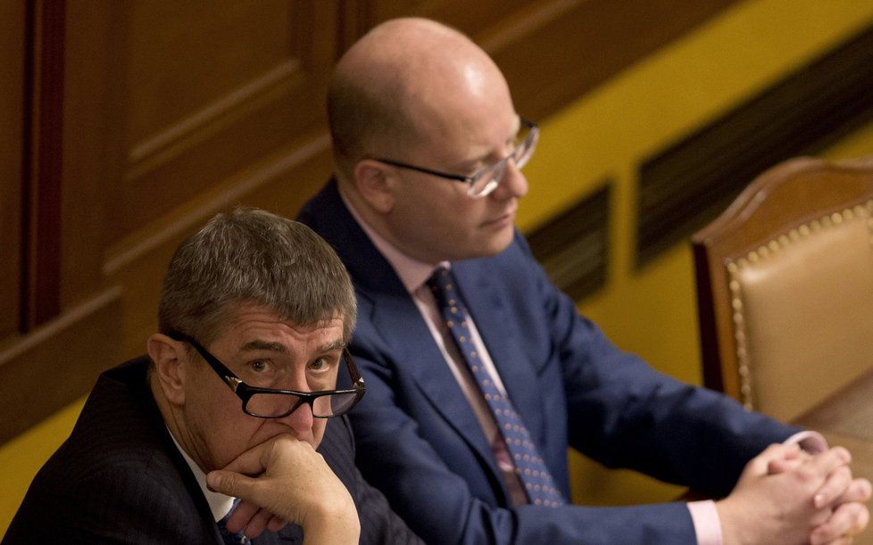 Andrej Babiš během vystoupení ve Sněmovně na téma (nejen) Čapího hnízda