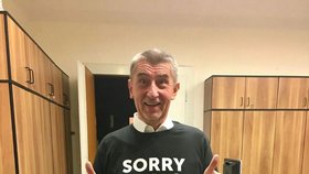 Andrej Babiš a jeho „dres“ sorry jako