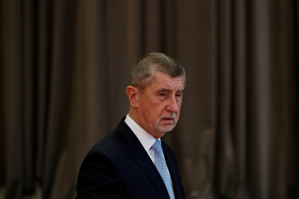 Expremiér Andrej Babiš (ANO) v Průhonicích poté, co soud rozhodl o jeho nevině (9.1.2023).