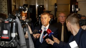 Obžalovaný Andrej Babiš u soudu v kauze Čapí hnízdo (17. 10. 2022)