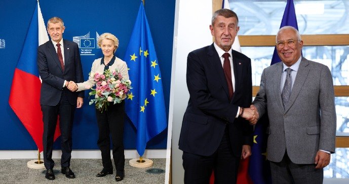 Designovaný premiér Babiš vyrazil brzy do Bruselu.