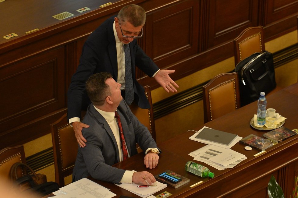 Premiér Andreje Babiš podpořil vystoupení ministra kultury Antonína Staňka (26. 6. 2019)