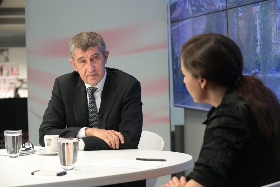 Andrej Babiš ve čtvrtek ráno poskytl rozhovor ve Studiu Blesk.