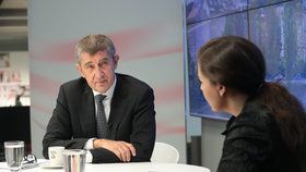 Andrej Babiš ve čtvrtek ráno poskytl rozhovor ve Studiu Blesk.