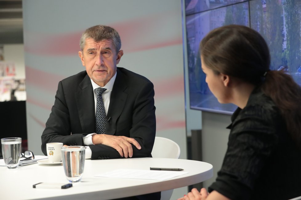 Andrej Babiš ve čtvrtek ráno poskytl rozhovor ve Studiu Blesk.