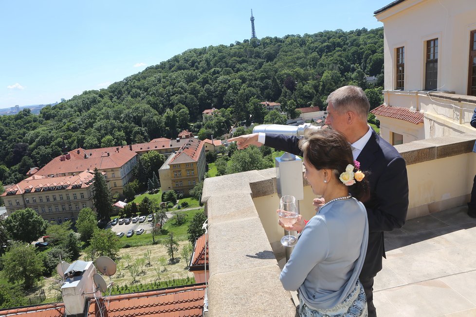 Český premiér Andrej Babiš (ANO) přijal barmskou vůdkyni Su Ťij (3. 6. 2019)