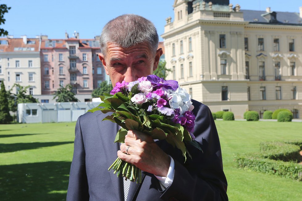 Český premiér Andrej Babiš (ANO) přijal barmskou vůdkyni Su Ťij (3. 6. 2019).