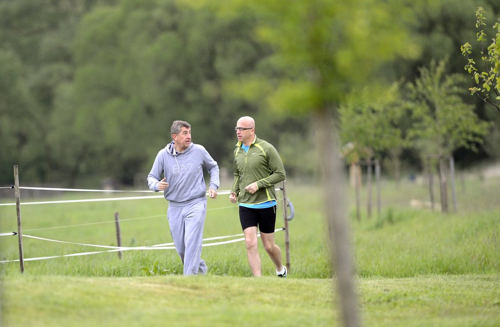 Andrej Babiš plní předsevzetí, že udělá něco pro své tělo.