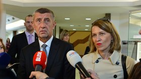 Premiér Andrej Babiš a šéfka jeho kabinetu Tünde Bartha