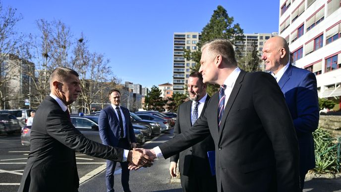 Andrej Babiš a Filip Turek Andrej Babiš a Filip Turek