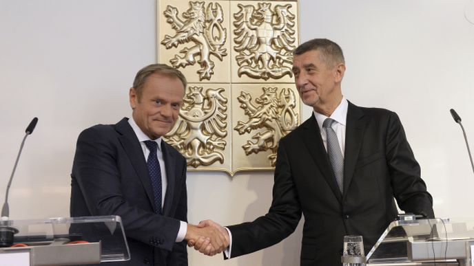 Donald Tusk a Andrej Babiš