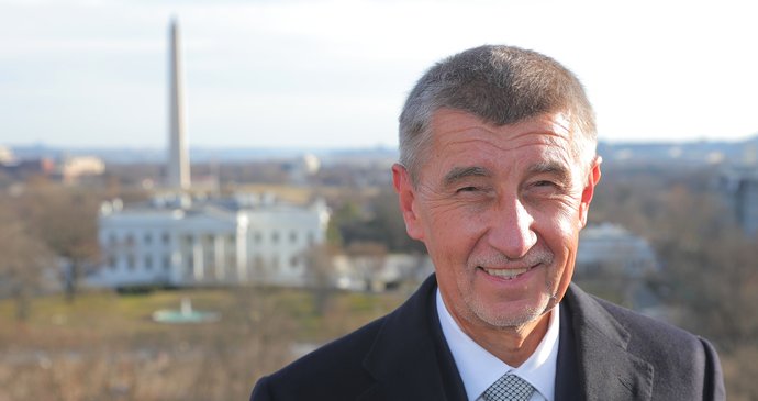 Český premiér Andrej Babiš na návštěvě USA (8.3.2019)