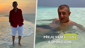 Babiš v exotice bez Moniky