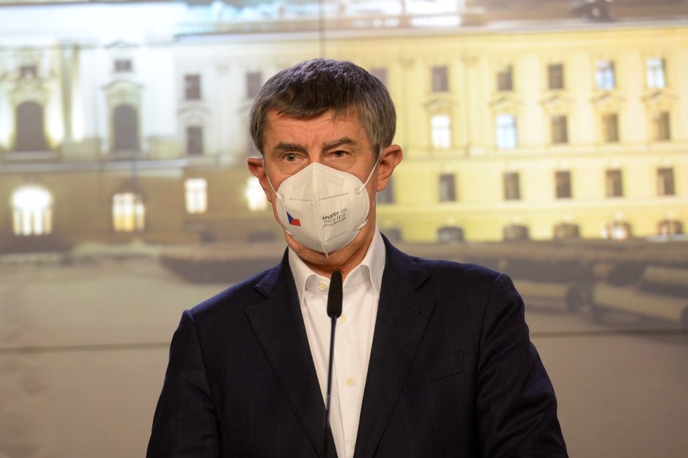 Premiér Andrej Babiš (ANO) na tiskové konferenci po jednání vlády (25.2.2021) Premiér Andrej Babiš (ANO) na tiskové konferenci po jednání vlády (25.2.2021)