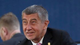 Andrej Babiš (ANO) na Evropském summitu.