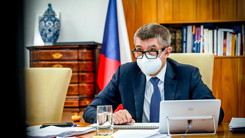 Premiér Andrej Babiš (ANO) na jednání vlády (13. 1. 2021) Premiér Andrej Babiš (ANO) na jednání vlády (13. 1. 2021)