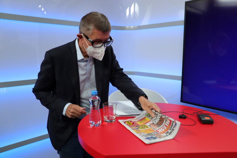 Premiér Andrej Babiš (ANO) v pořadu Ptám se, pane premiére (4. 10. 2020)