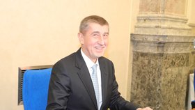 Andrej Babiš coby nový premiér na Úřadu vlády