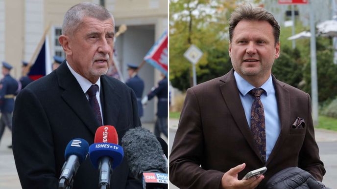 Andrej Babiš, radek Vondráček Andrej Babiš, radek Vondráček