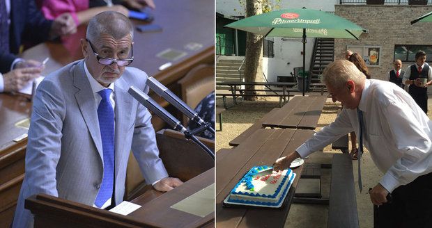 Anti-Babiše asi podepíšu, řekl Zeman v USA a „zapíchl“ narozeninový dort