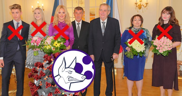 Premiér Andrej Babiš (ANO) a prezident Miloš Zeman budou mít v roce 2021 novoroční oběd nakonec bez rodin.