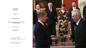 Andrej Babiš bude od 6. 6. znovu premiérem. Prezident Miloš Zeman ho jmenoval poprvé přesně před půl rokem.