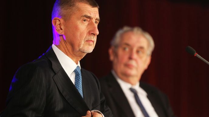 Andrej Babiš, Miloš Zeman