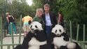 Takto ministr obdivoval pandí makety ve Vídni.
