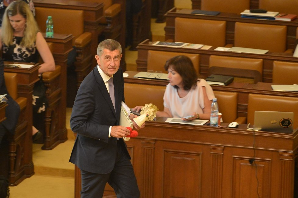 Andrej Babiš v Poslanecké sněmovně (4. 6. 2019)