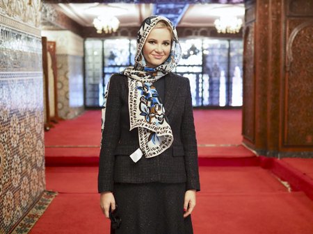 Manželka českého premiéra Monika Babišová po návštěvě mauzolea Mohameda V. v Maroku